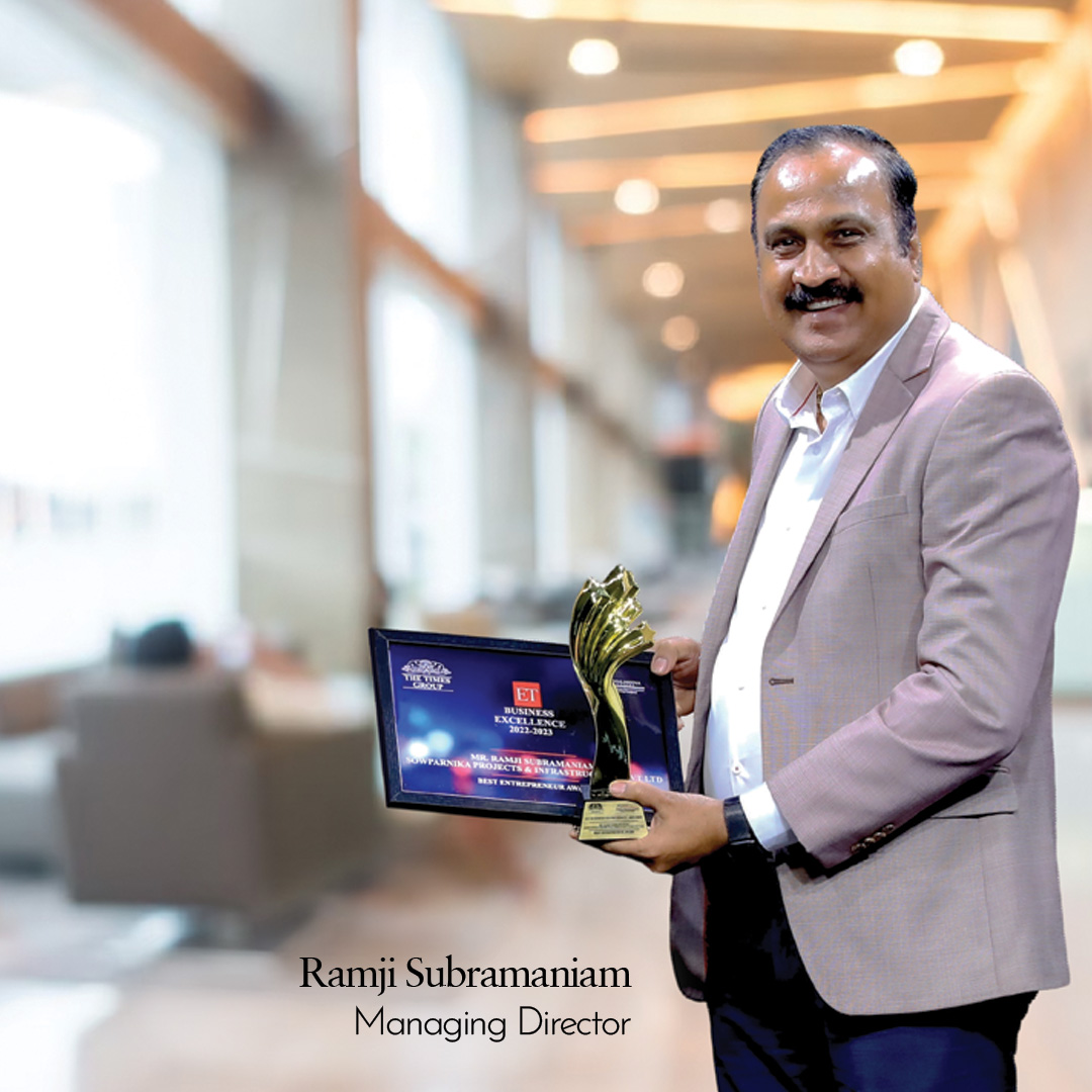 Sowparnika Projects Managing Director Mr. Subramaniam Ramji