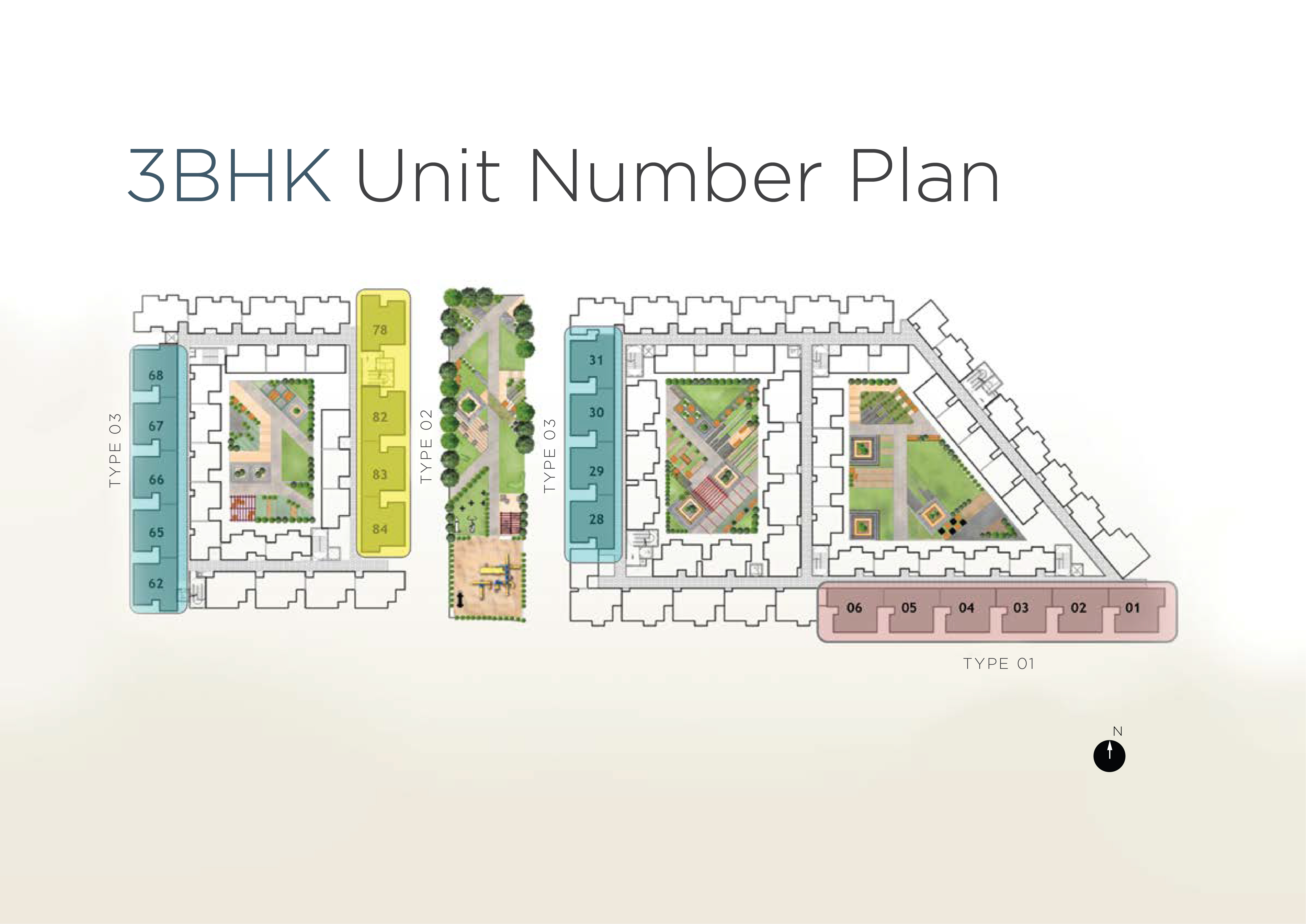 Sowparnika Indradhanush  3bhk in Hoskote, Bangalore 3bhk-Unit-Plan