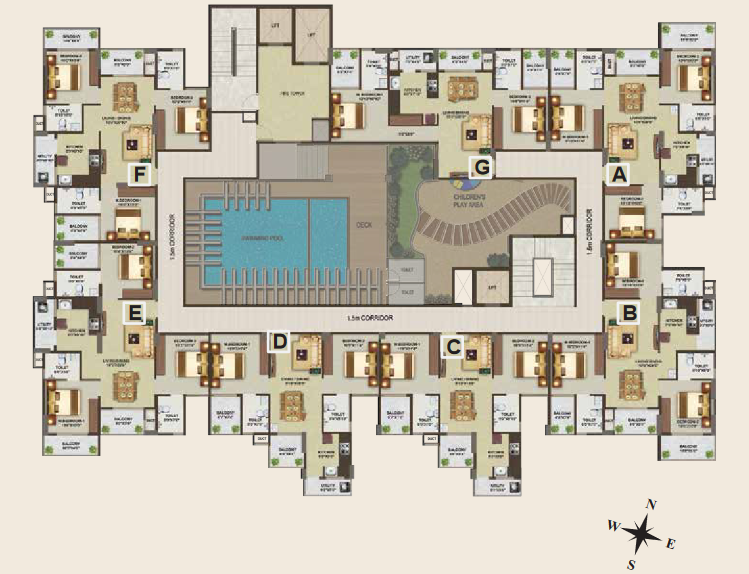 Edifice Typical Floor Plan