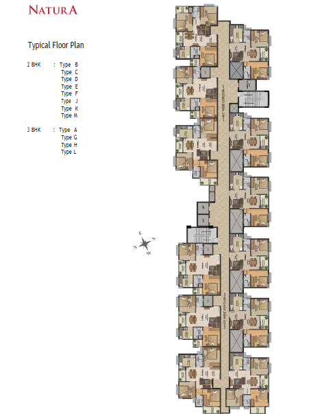 Sowparnika Natura Typical Floor Plan