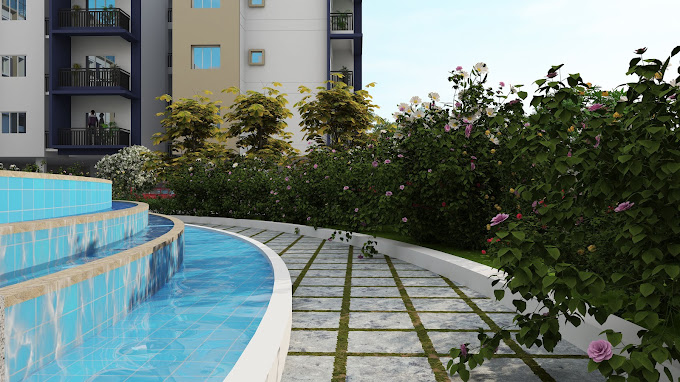 Sowparnika Spandan Cascading Waterfall Creates Tranquil Water Feature